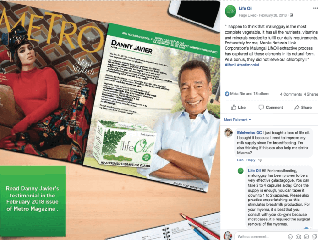 Natural health benefits Testimonial Slider