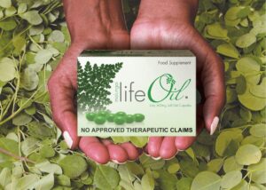 Lifeoil box with hand
